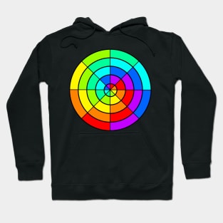 Colourful Rainbow Circle Hoodie